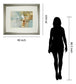 A Million Times Apart By Natasha Barnes - Framed Print Wall Art - Beige