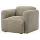 Dorset - Fabric Upholstered Round Track Arm Accent Chair