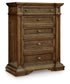 Frantanna - Five Drawer Chest - Brown