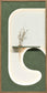 Verdant Niche I Hand-Painted LED Art In Frame - Sage / Ivory