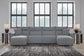 Modmax II - Reclining Sectional - Salt And Pepper