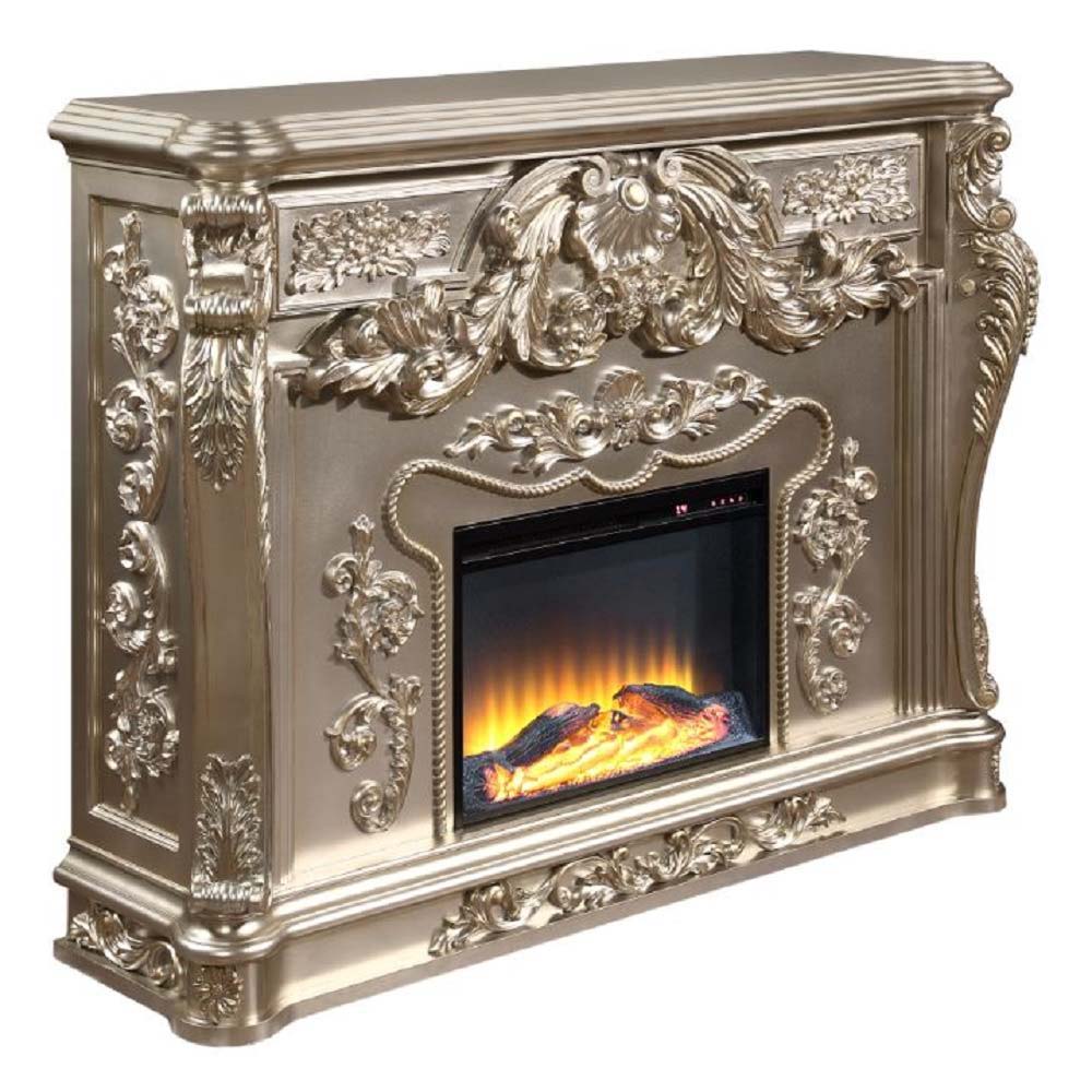 Sorina - Fireplace - Antique Silver