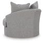 UrbanCrest - Swivel Accent Chair - Pewter