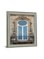 Ornate Balcony Gaze - 28" x 34" Framed Wall Art - Gray