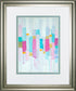 Cool Rhizome I By Ann Marie Coolick - Framed Print Wall Art - Light Blue