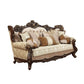 Shalisa - Sofa With 7 Pillows Same Lv01585) - Fabric & Walnut