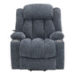 Omarion - Power Recliner With Lift, Heating & Massage - Blue Chenille