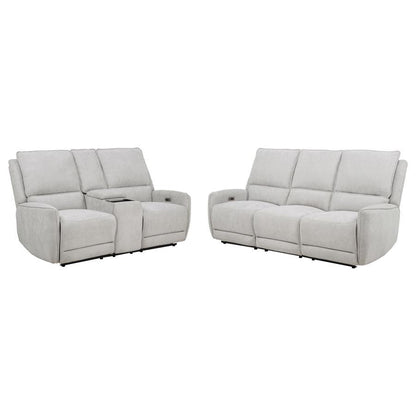 Sylmar - Chenille Power Reclining Sofa Set