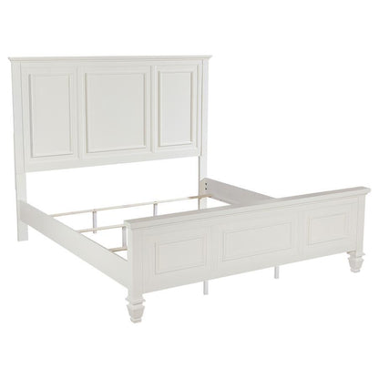 Sandy Beach - 63" Panel Bed with High Headboard