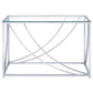 Lille - Glass Top Entryway Sofa Console Table Accents