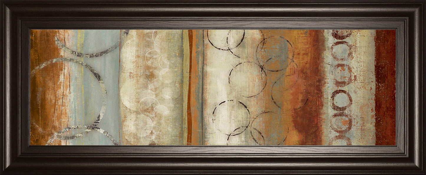 Juncture I By Tom Reeves - Framed Print Wall Art - Light Brown