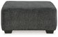 Biddeford - Oversized Accent Ottoman - Shadow
