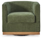 Jersonlow - Swivel Chair - Forest Green