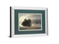 Misty Morning By Nan - Framed Print Wall Art - Dark Gray