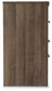 Juararo - Two Drawer Night Stand - Dark Brown