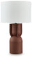 Rowandale - Metal Table Lamp - Brick Red