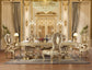 Seville - Side Chair (Set of 2) - Synthetic Leather & Gold