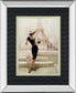 Love, From Paris By Steve Henderson - Mirror Framed Print Wall Art - Beige
