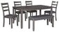 Bridson - RECT DRM Table Set (Set of 6) - Gray