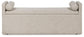 Galliden - Large Upholstered Dining Room Bench - Beige