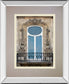 Rue De Paris IIl By Tony Koukos - Mirror Framed Print Wall Art - Beige
