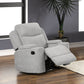 Galya - Motion Glider Recliner - Light Gray Chenille