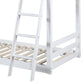 Solenne - Twin Over Twin Bunk Bed - White & Pink