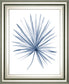 22x26 Indigo Tropical Leaves II By Megan Meagher - Blue