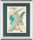 In Motion I By Danhui Nai Mirrored Frame - Blue