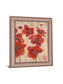 Ruby Petal Dance - 28" x 34" Framed Wall Art - Red