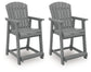 Sanctuary Beach - Barstool (Set of 2) - Dark Gray