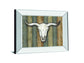Cow Skull Il By Marla Rae - Mirror Framed Print Wall Art - Light Brown