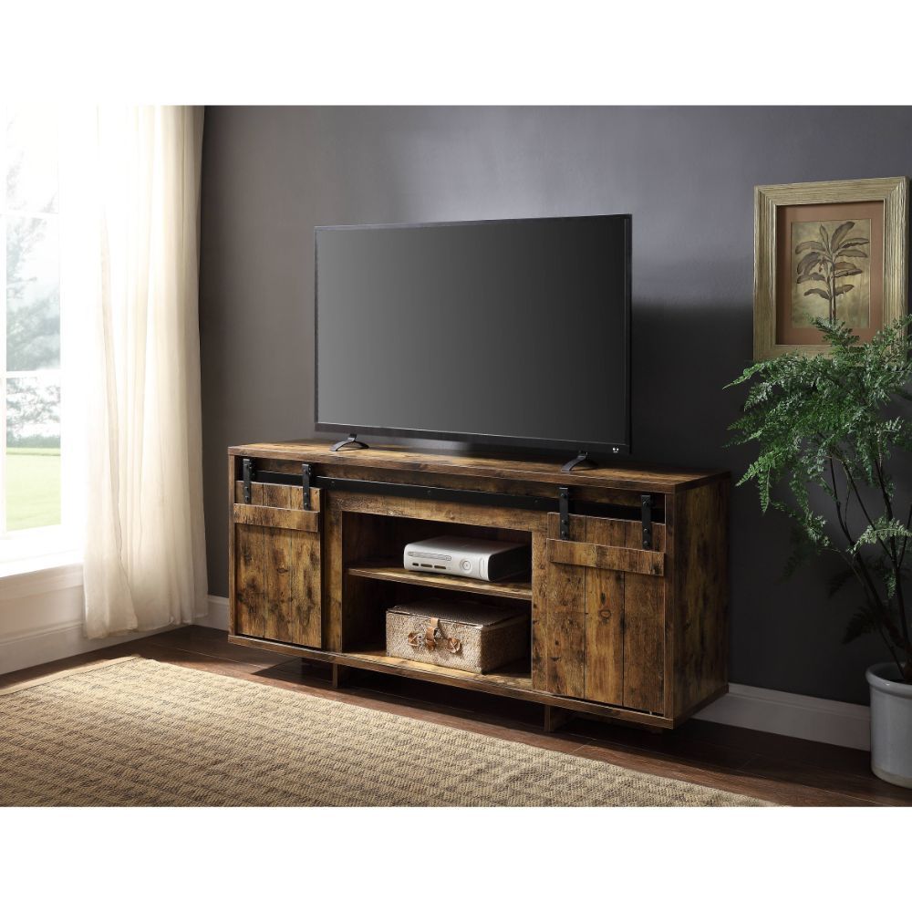 Bellarosa - TV Stand Same Lv01441) - Rustic Oak