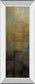 Modra I By Pasion - Mirror Framed Print Wall Art - Light Brown