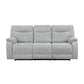 Chablis - Reclining Sofa - Mist Gray