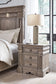 Blairhurst - Three Drawer Night Stand - Light Grayish Brown