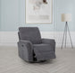 Adler - Upholstered Power Swivel Glider Recliner