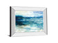 Ocean Break I By Carol Robinson - Mirror Framed Print Wall Art - Blue
