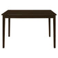 Guillen - 5 Piece Rectangular Dining Table Set - Cappuccino