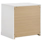 Ines - 2-Drawer Nightstand Bedside Table - White High Gloss