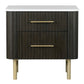 Clayten - Nightstand - Marble Top & Espresso
