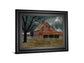 Dark And Stormy Night By Billy Jacobs - Framed Print Wall Art - Dark Gray