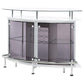 Gideon - Curved Glass Top Home Cabinet