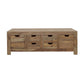 Esther - 6-Drawer Solid Wood Coffee Table - Natural