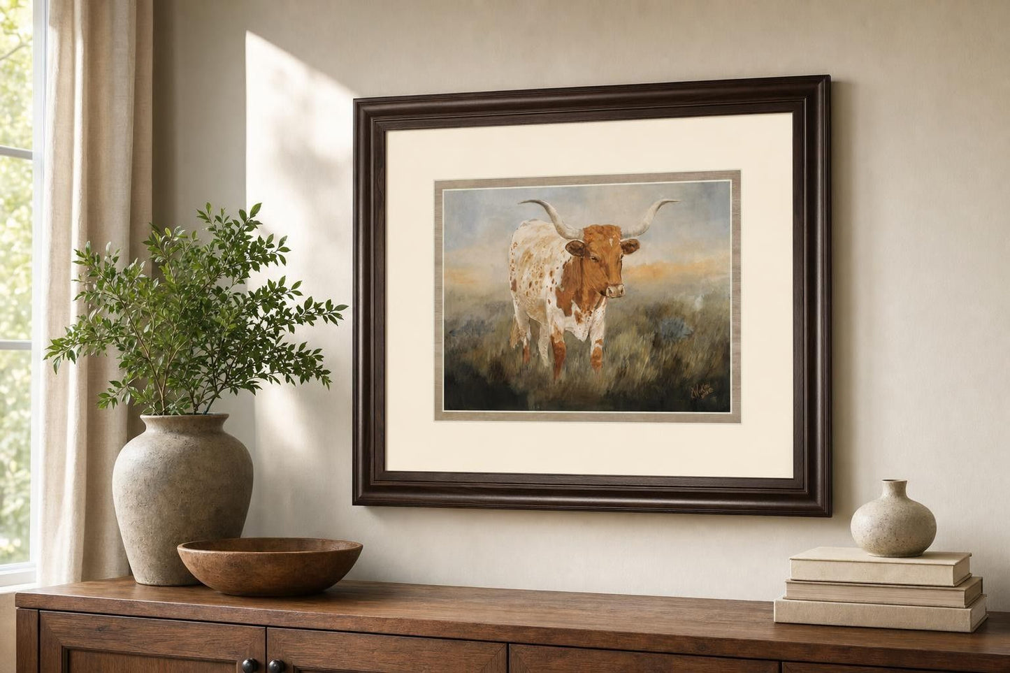 34x40 As Time Goes By I By Kathy Winkler - Light Brown