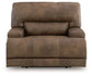 Beckley Place - Power Recliner With Adjustable Headrest - Earth