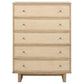 Kailani - 5-Drawer Bedroom Chest Of Drawers - Beige Oak