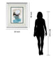 In The Middle II By Barnes Mirrored Frame - Beige