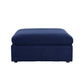 Crosby - Modular Ottoman - Blue Fabric