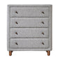Cleo - Chest - Gray Boucle